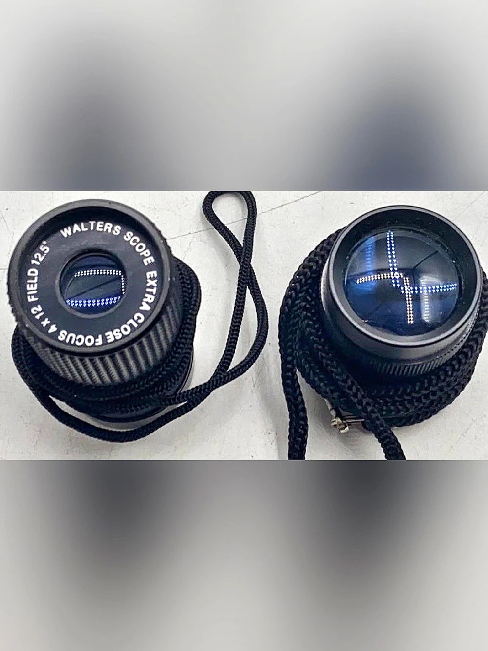 Walters Scope Extra Close Focus 4x12 Monocular Black